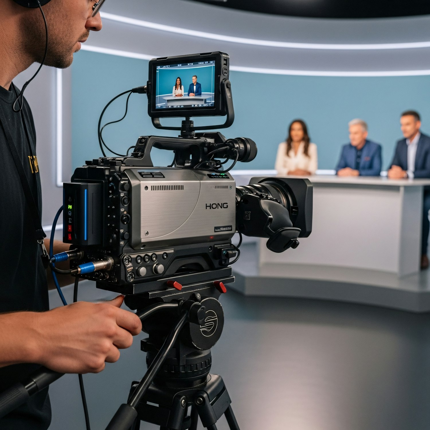 Photograph of a person filming a product demo on a smartphone, reflecting guidance on creating original product demos.